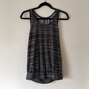 Women’s Champion, Black & White, Loose-Fit, Racerback Athletic Tank. Size Small.